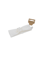 Heppidie  bloem met parel off-white