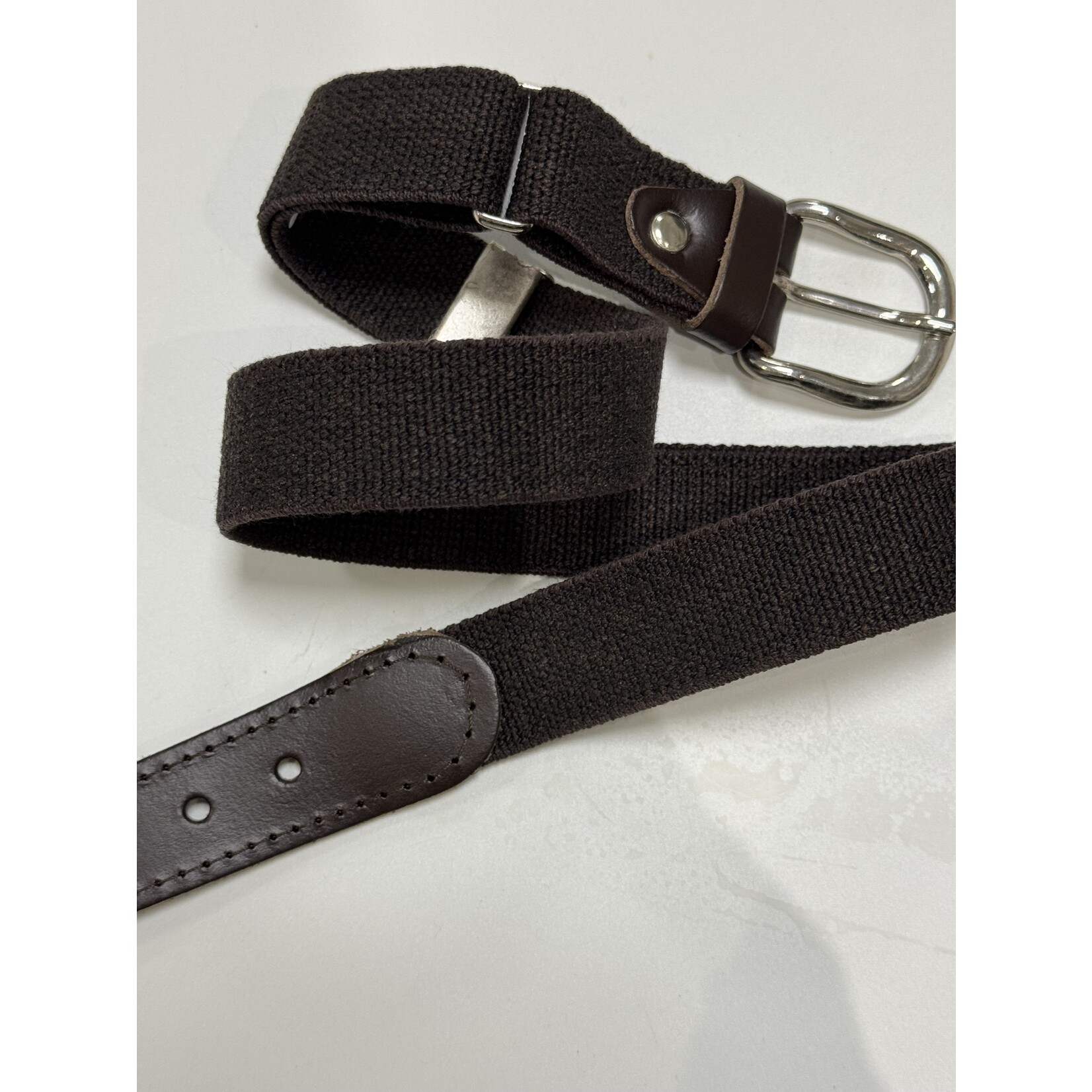Riem donkerbruin elastisch