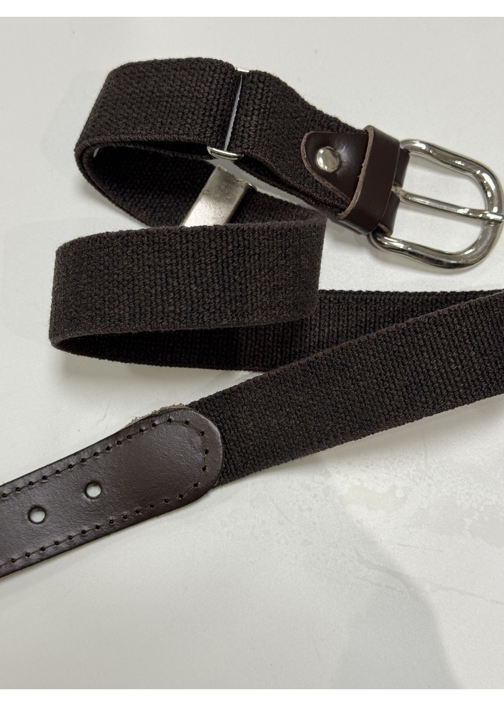 Riem donkerbruin elastisch