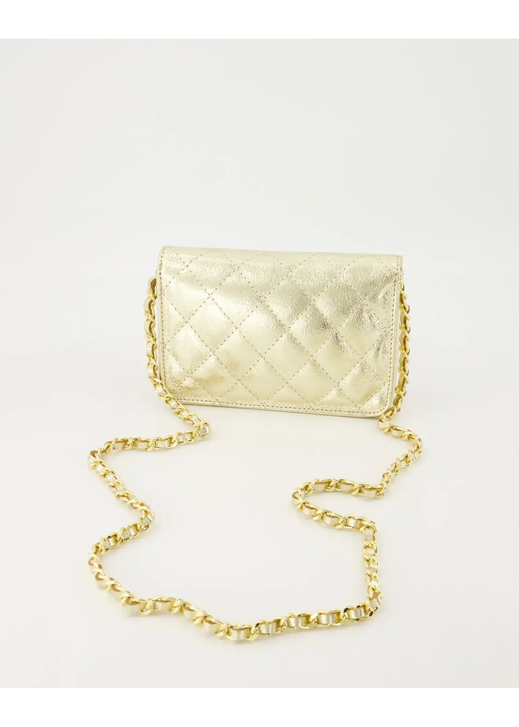 Teatro Tas  goud- - met goud hengsel