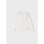 Mayoral Mayoral L/s basic polo Cream - 25 00131
