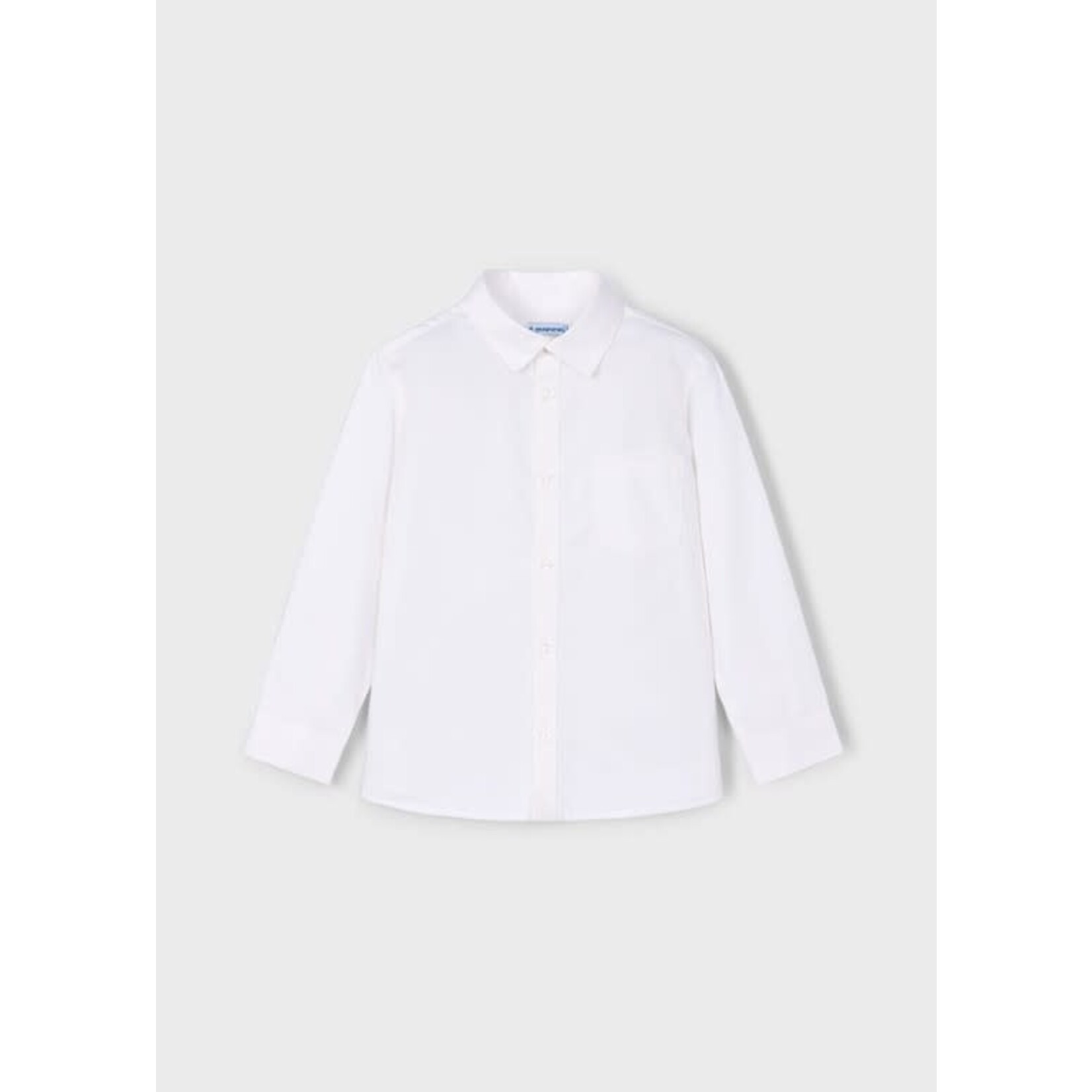 Mayoral Mayoral Basic l/s shirt White - 25 00146