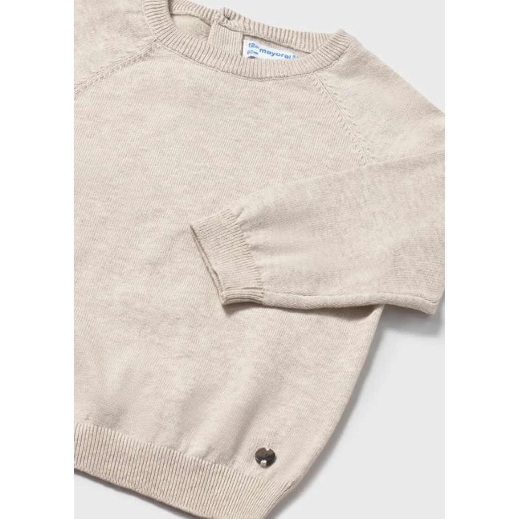 Mayoral Mayoral Basic cotton jumper Oat - 25 00309