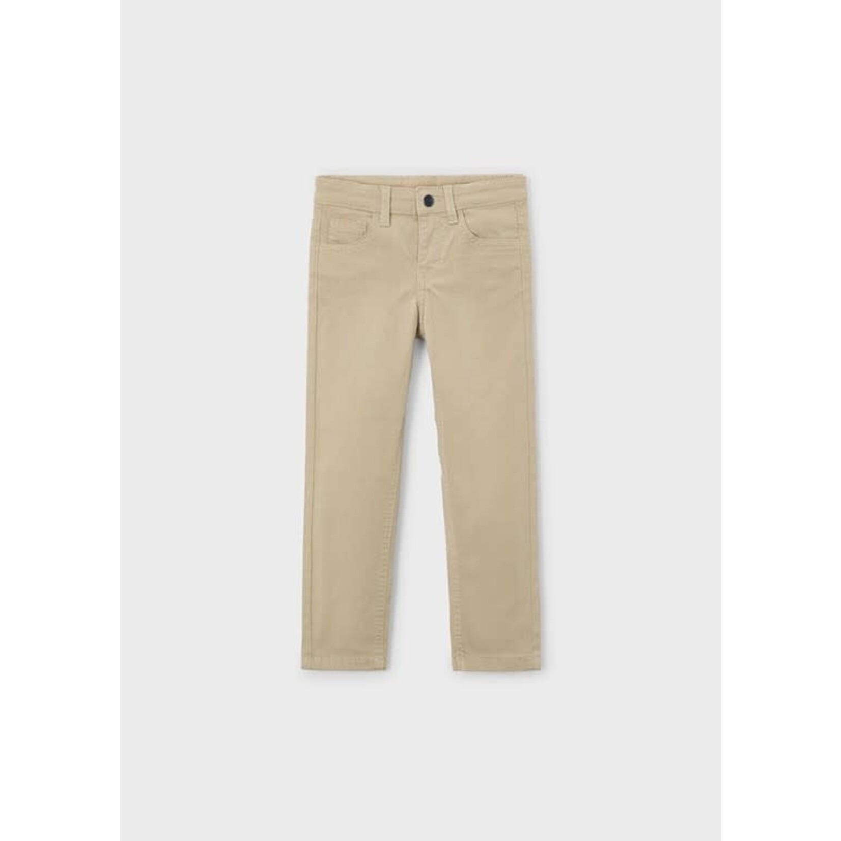 Mayoral Mayoral 5 pocket slim fit basic pant Cashew - 25 00517