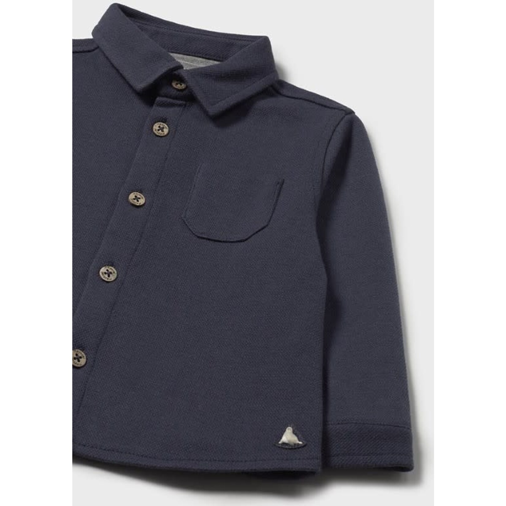 Mayoral Mayoral double knit overshirt Night - 25 02106