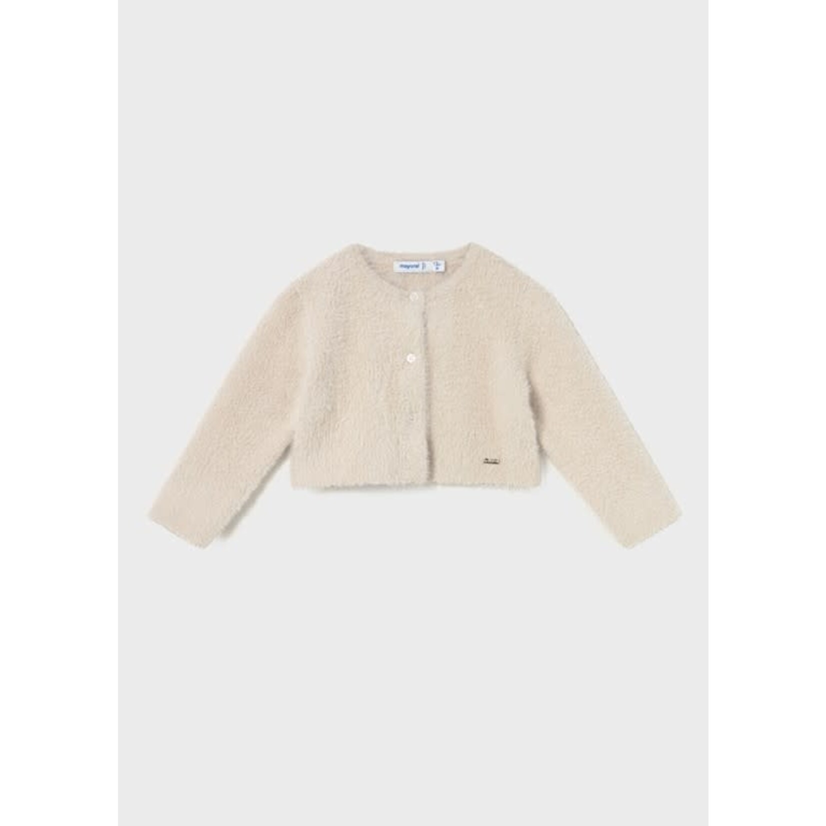 Mayoral Mayoral Furry cardigan Sand - 25 02357