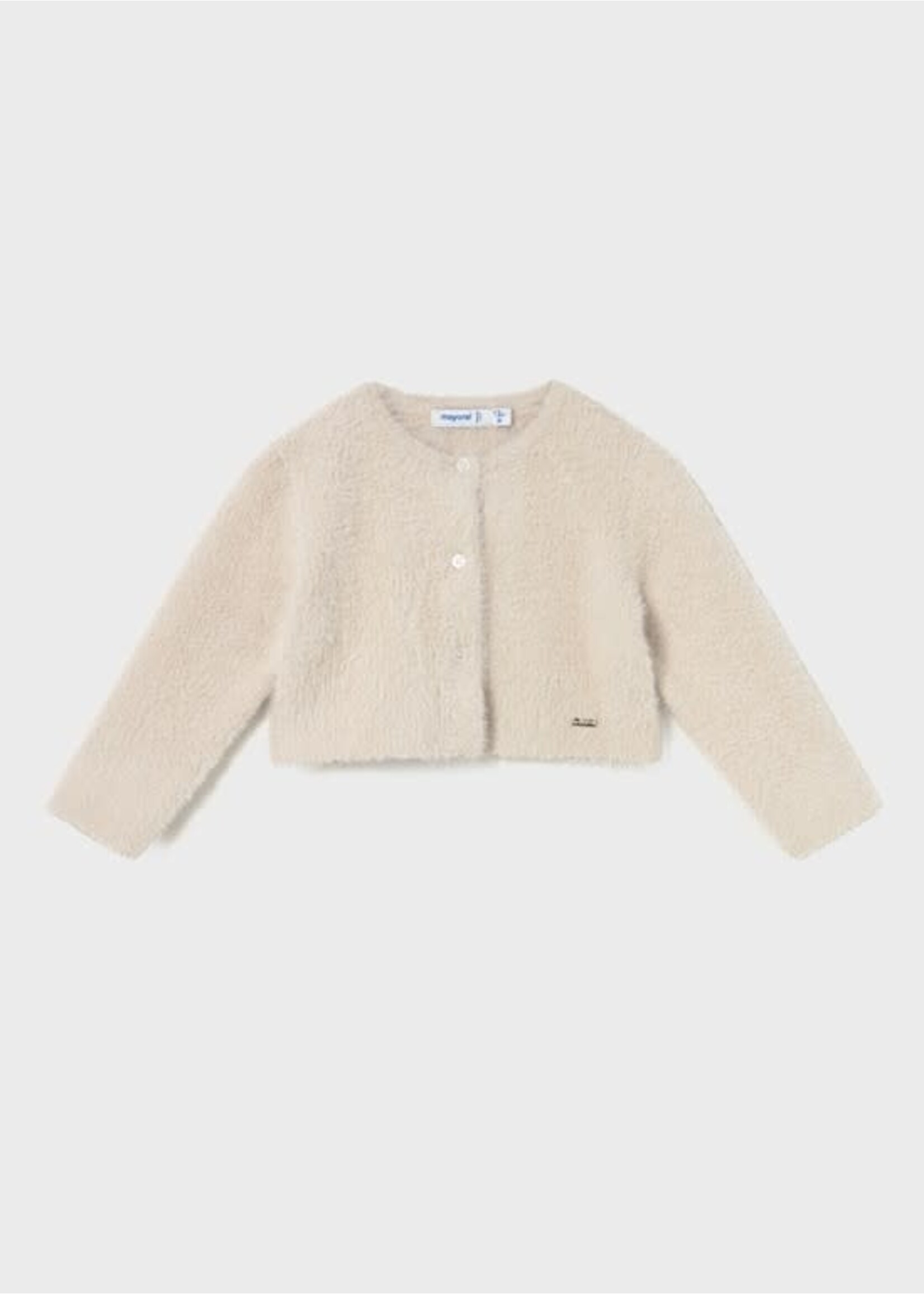 Mayoral Mayoral Furry cardigan Sand - 25 02357