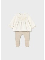 Mayoral Mayoral Knit leg warmer set Soy - 25 02553