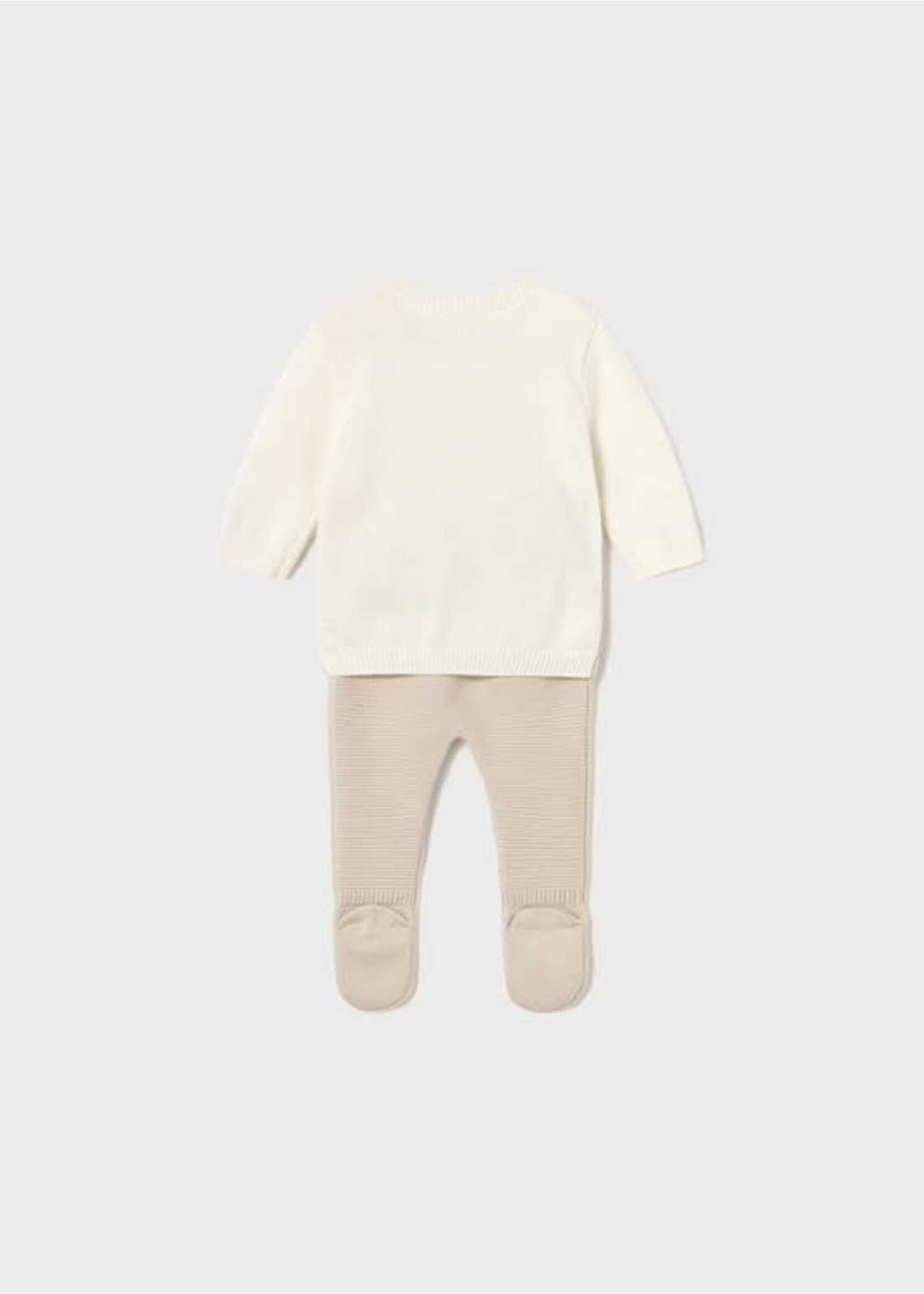 Mayoral Mayoral Knit leg warmer set Soy - 25 02563