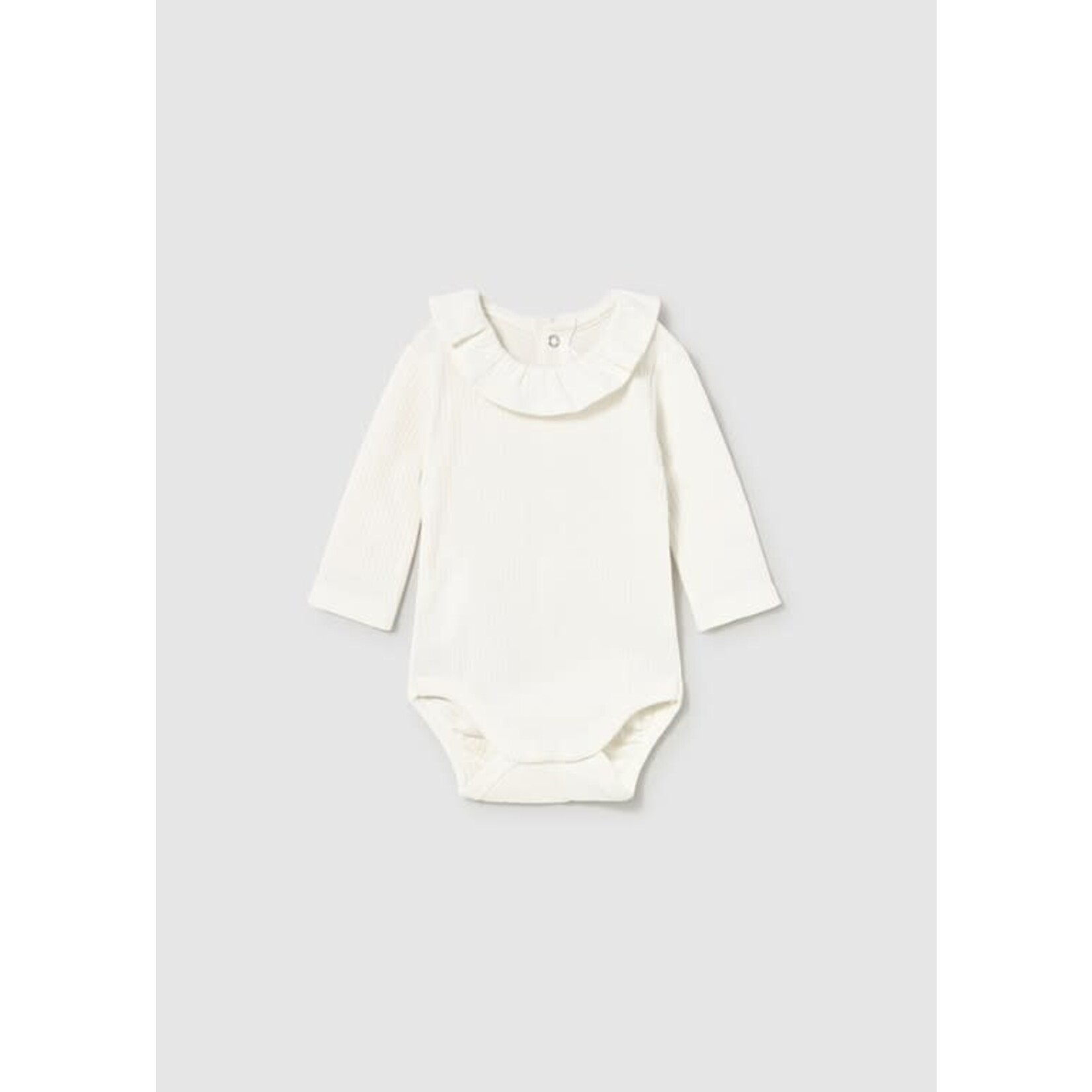 Mayoral Mayoral Ribbed bodysuit Natural - 25 02721