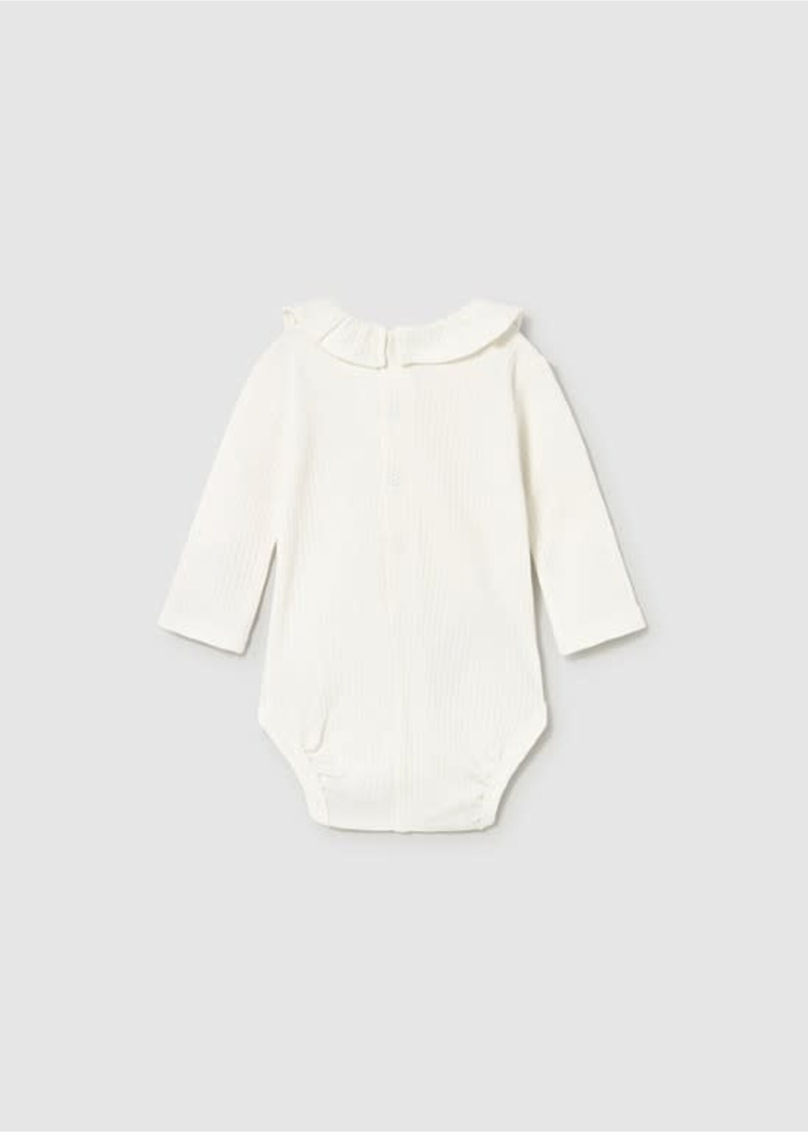 Mayoral Mayoral Ribbed bodysuit Natural - 25 02721