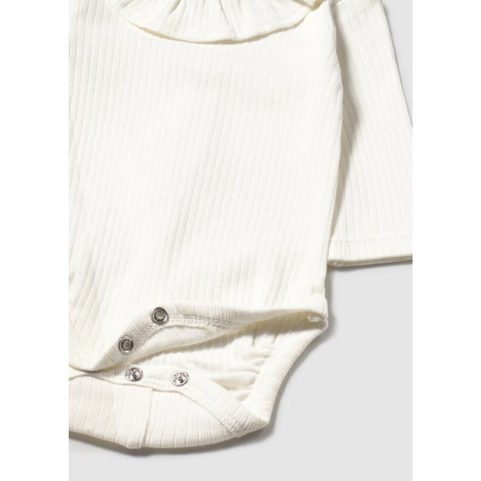 Mayoral Mayoral Ribbed bodysuit Natural - 25 02721
