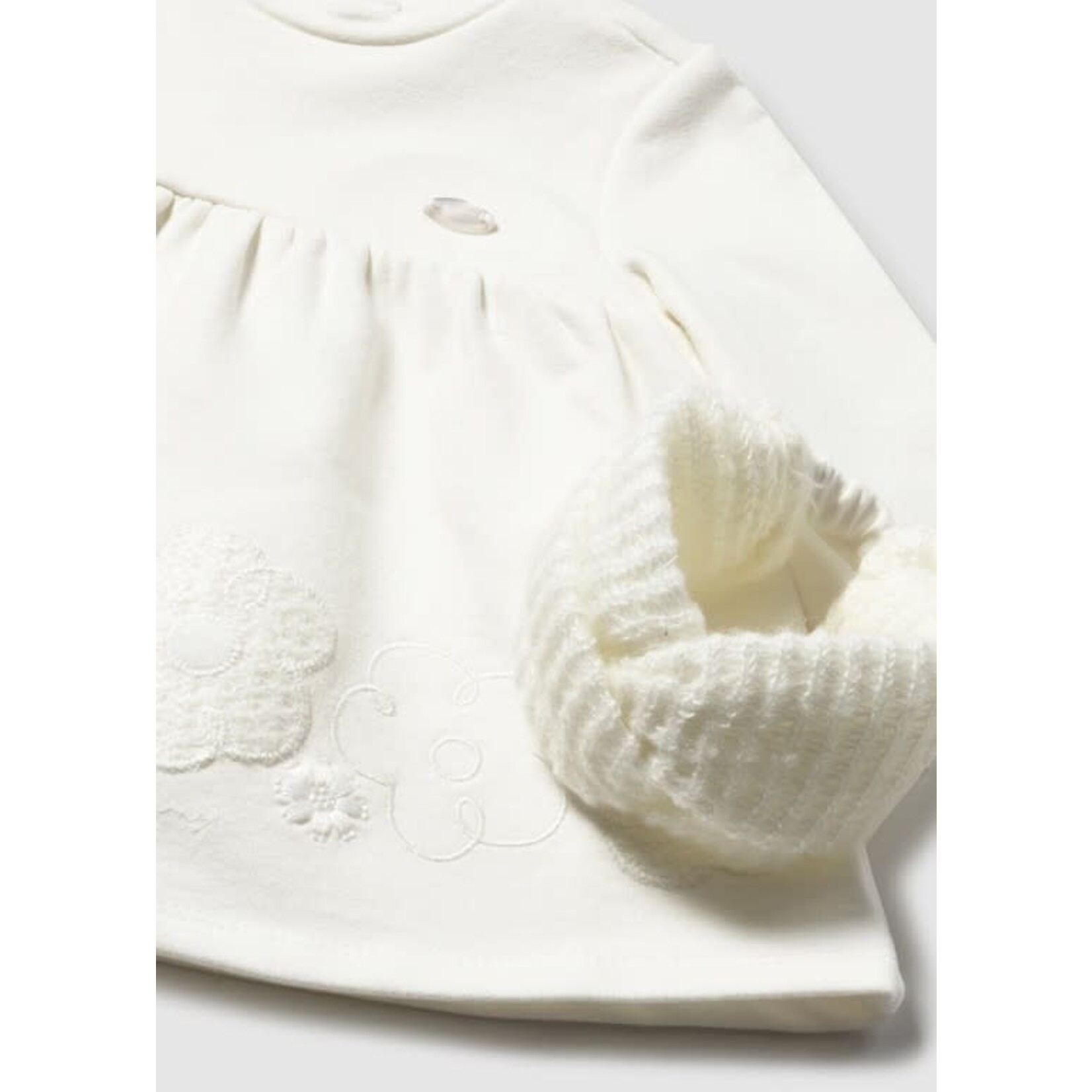 Mayoral Mayoral Dress w/ headband Natural - 25 02803