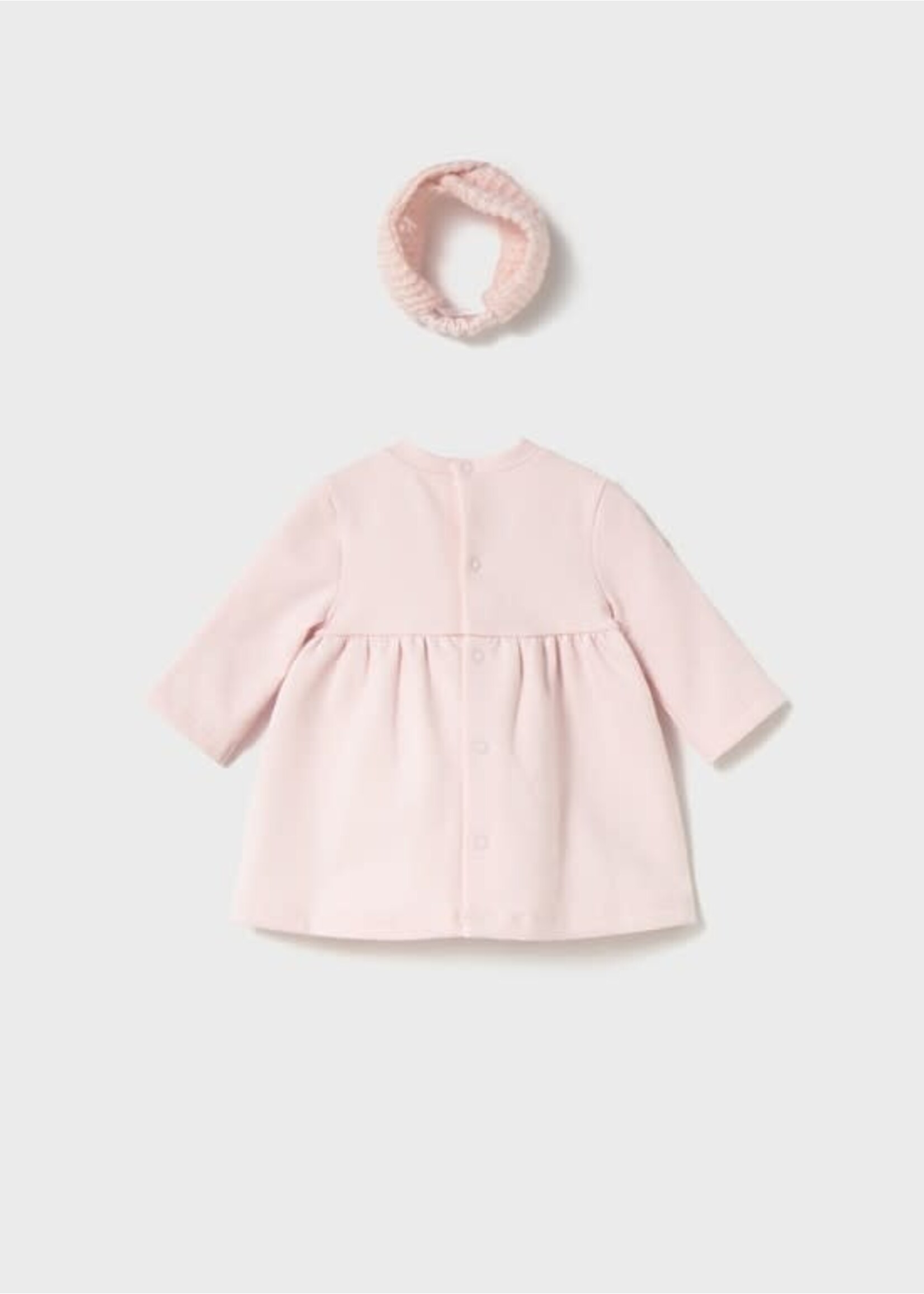 Mayoral Mayoral Dress w/ headband Baby Rose - 25 02803