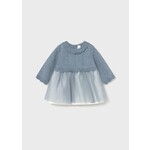 Mayoral Mayoral Tricot/tull dress Moon - 25 02815