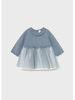 Mayoral Mayoral Tricot/tull dress Moon - 25 02815