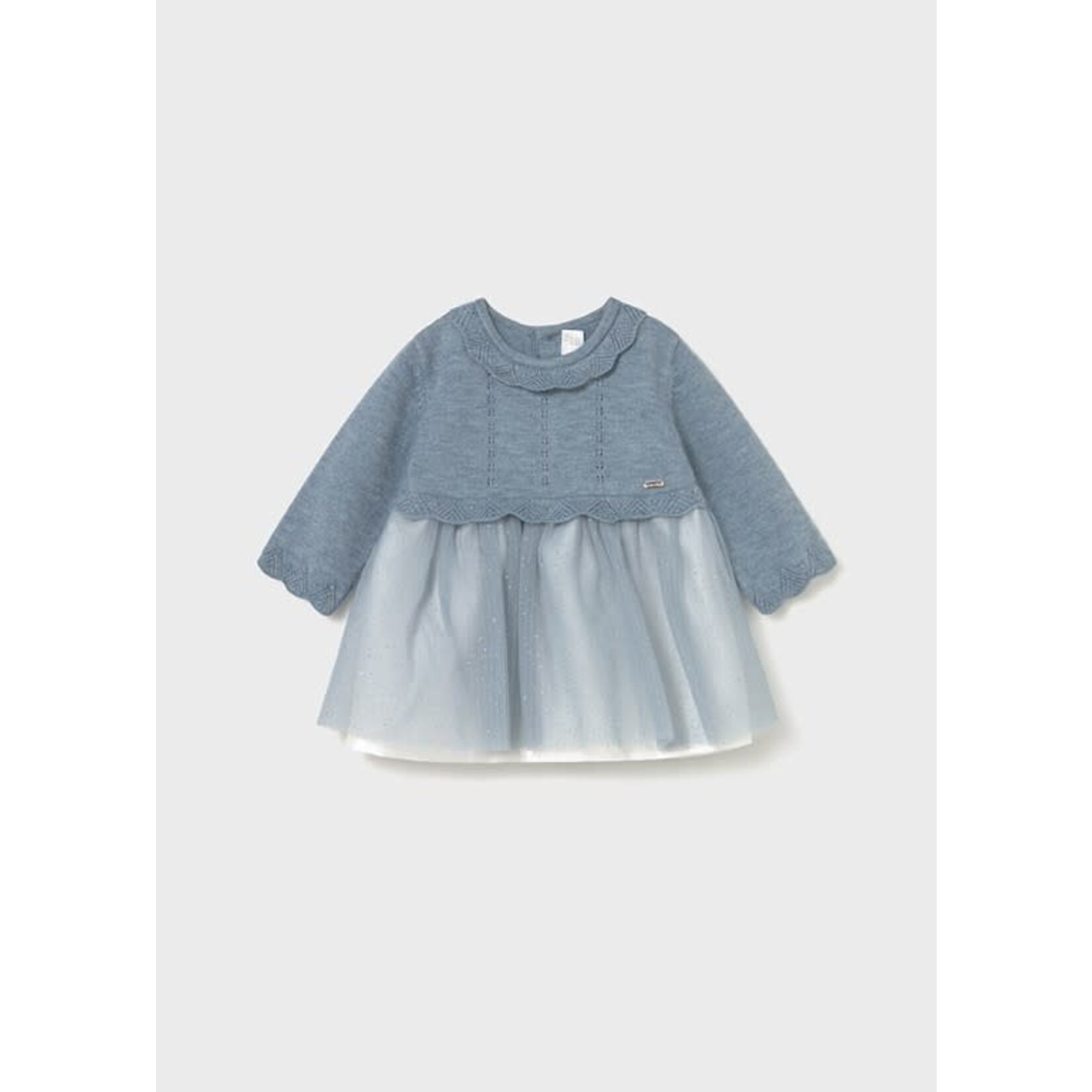 Mayoral Mayoral Tricot/tull dress Moon - 25 02815