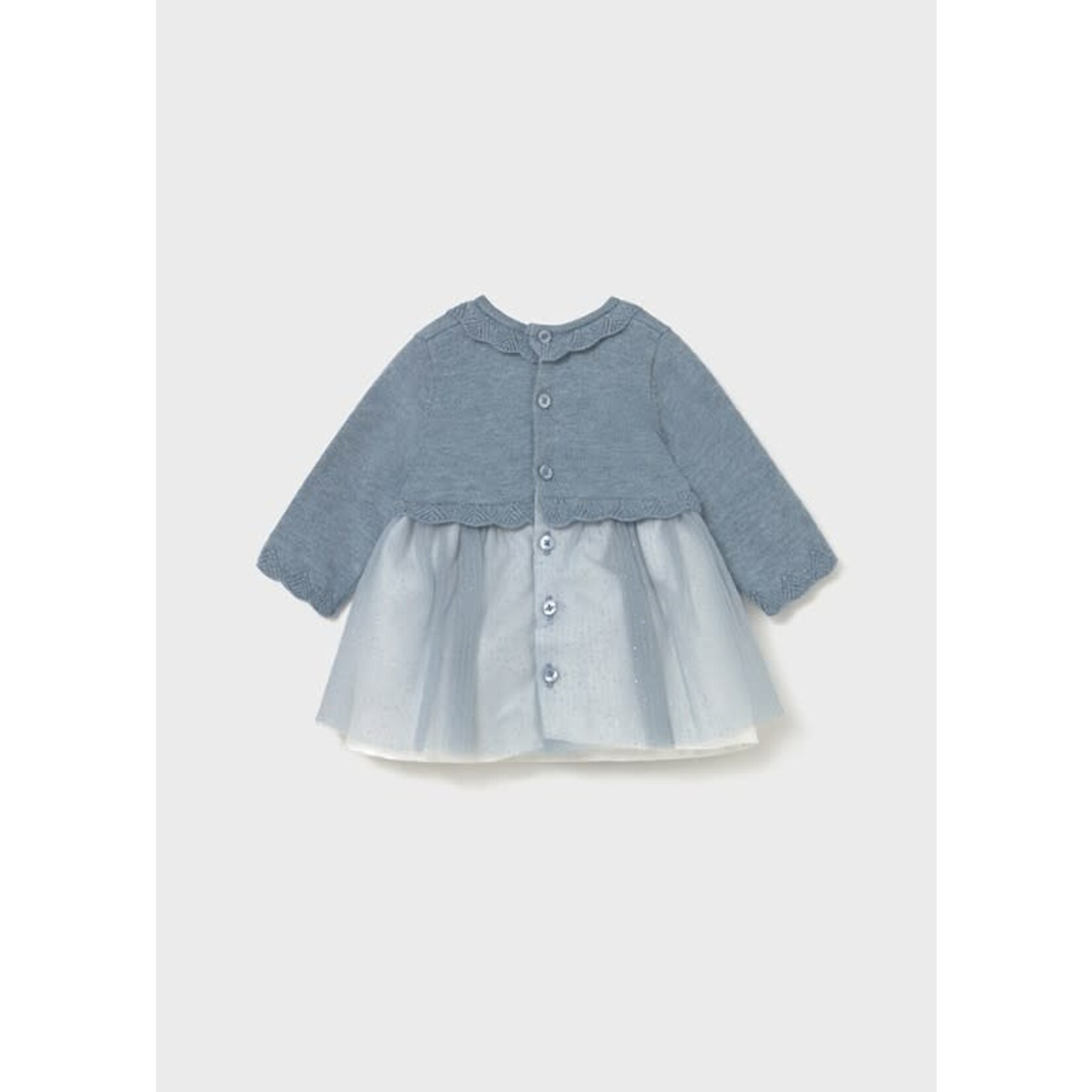 Mayoral Mayoral Tricot/tull dress Moon - 25 02815