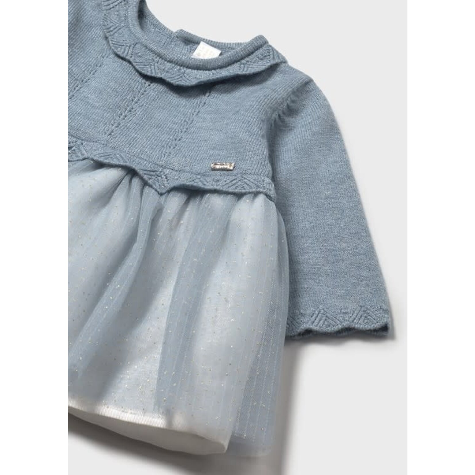Mayoral Mayoral Tricot/tull dress Moon - 25 02815