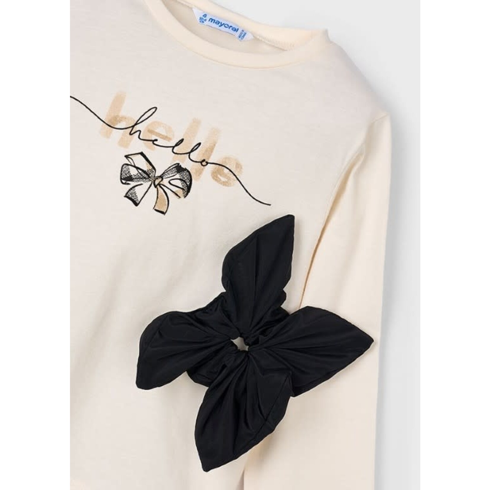 Mayoral Mayoral L/s t-shirt Macchiato - 25 04008