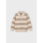 Mayoral Mayoral L/s knit polo H. Mole - 25 04122