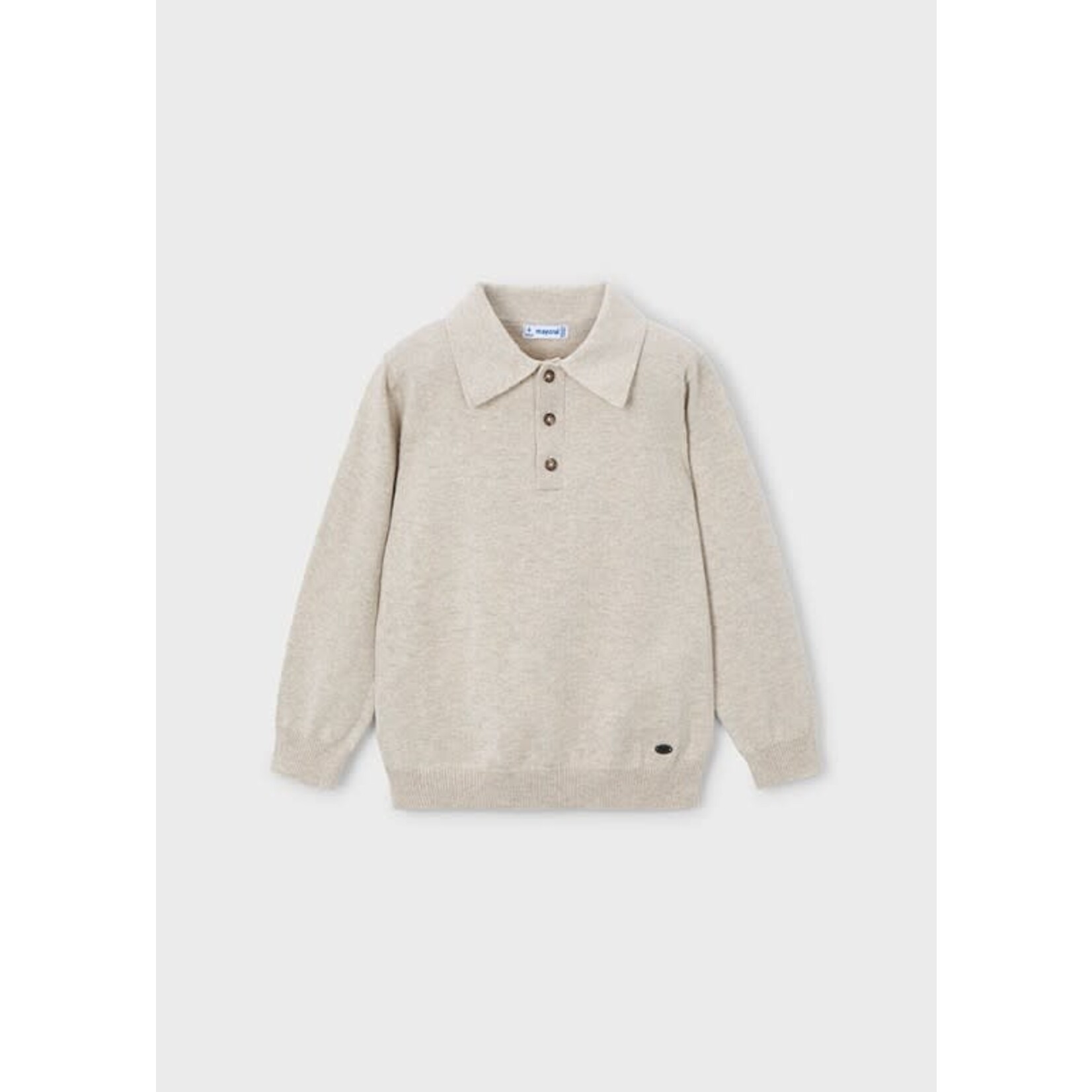 Mayoral Mayoral L/s knit polo Chai - 25 04122