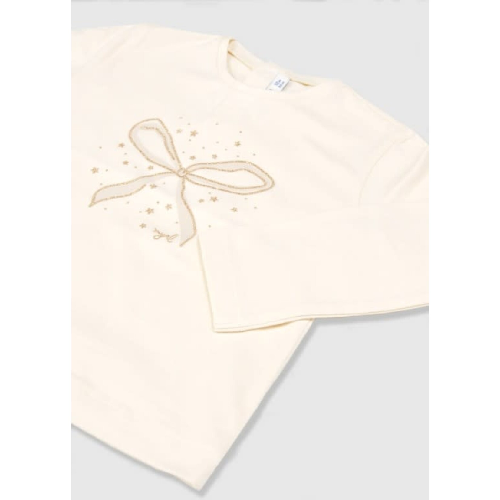 Mayoral Mayoral L/s basic t-shirt Macchiato - 25 00116