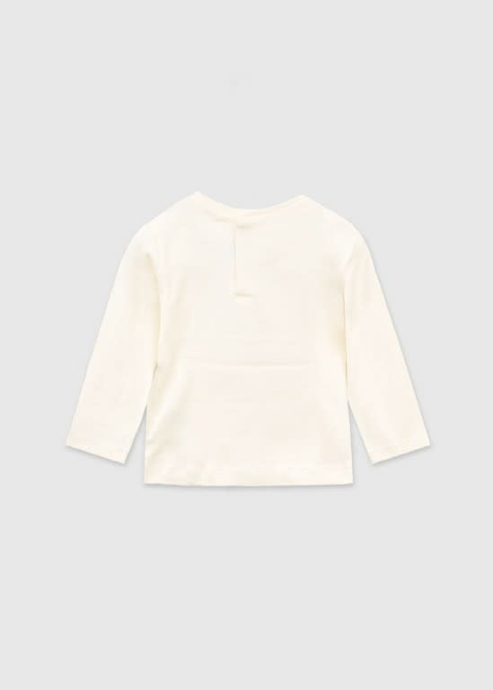 Mayoral Mayoral L/s basic t-shirt Macchiato - 25 00116