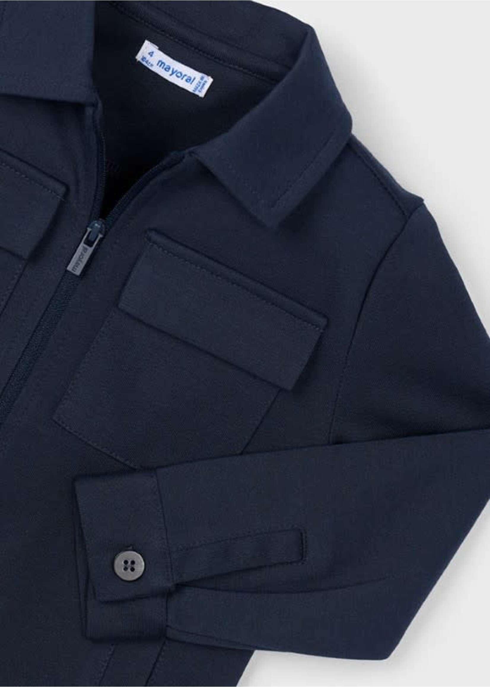 Mayoral Mayoral interlock overshirt Navy - 25 04125