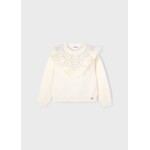 Mayoral Mayoral Open knit sweater Macchiato - 25 04304