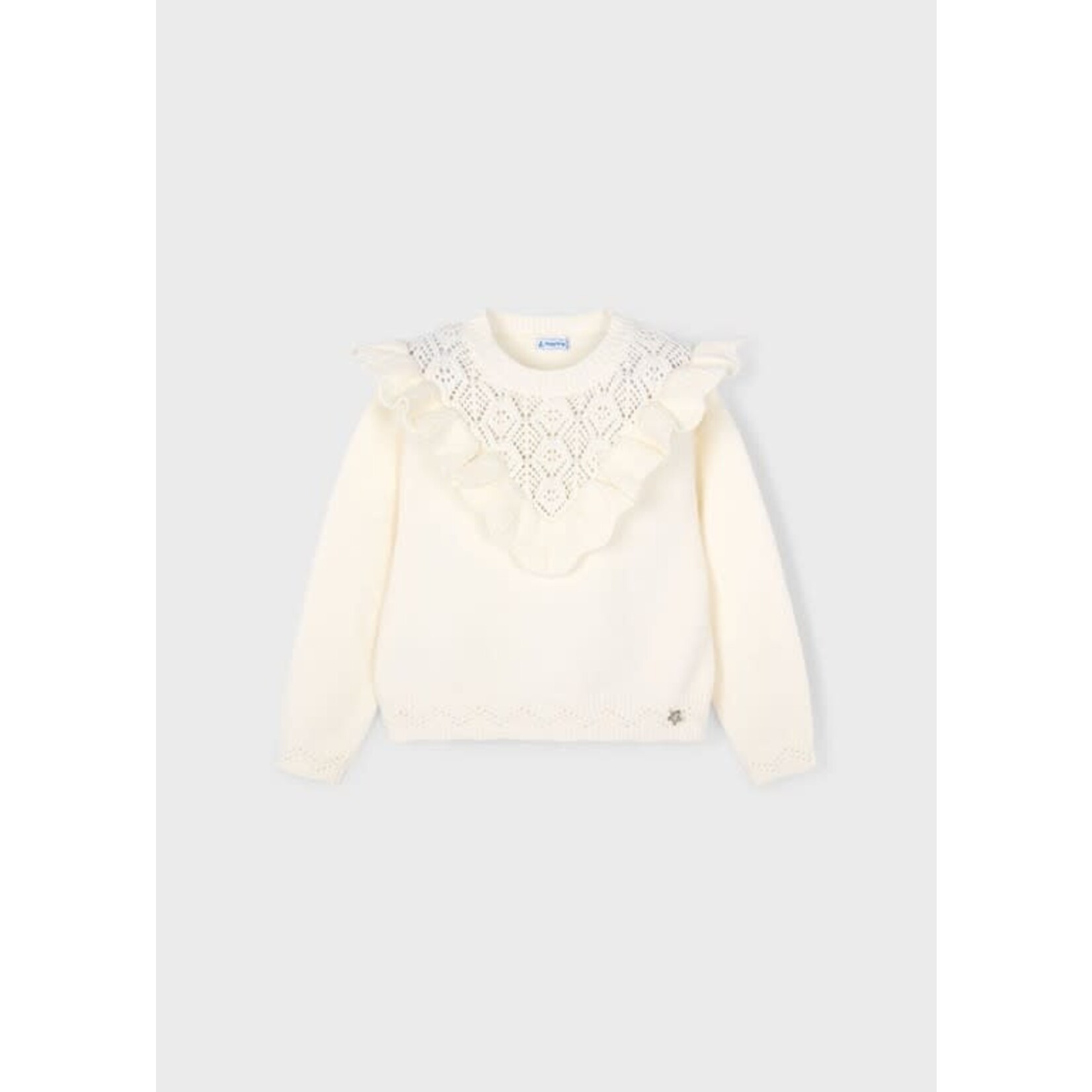 Mayoral Mayoral Open knit sweater Macchiato - 25 04304