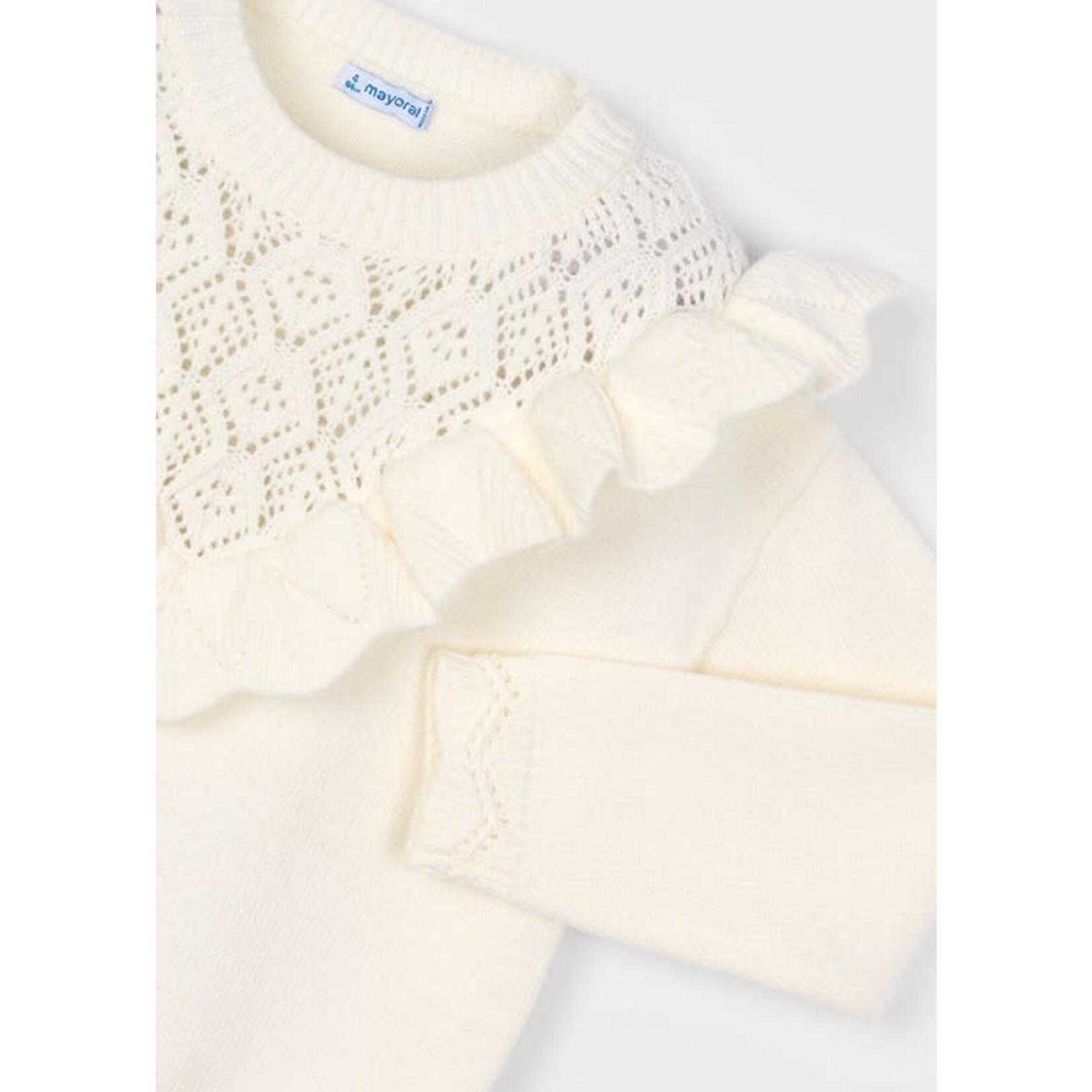 Mayoral Mayoral Open knit sweater Macchiato - 25 04304