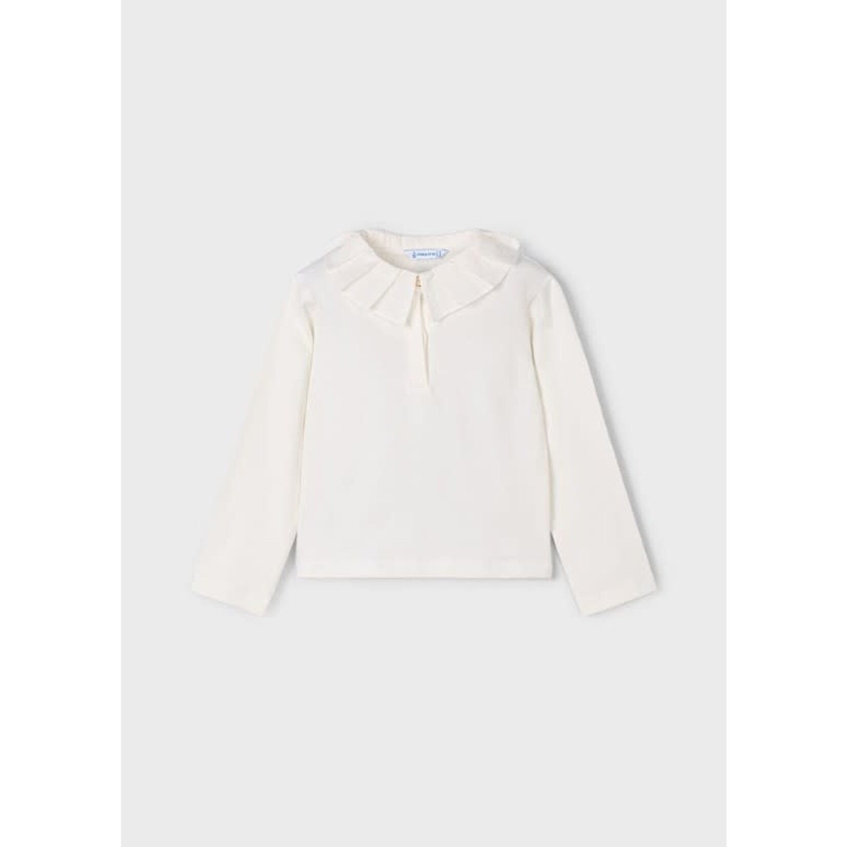 Mayoral Mayoral L/s basic polo Cream - 25 00131