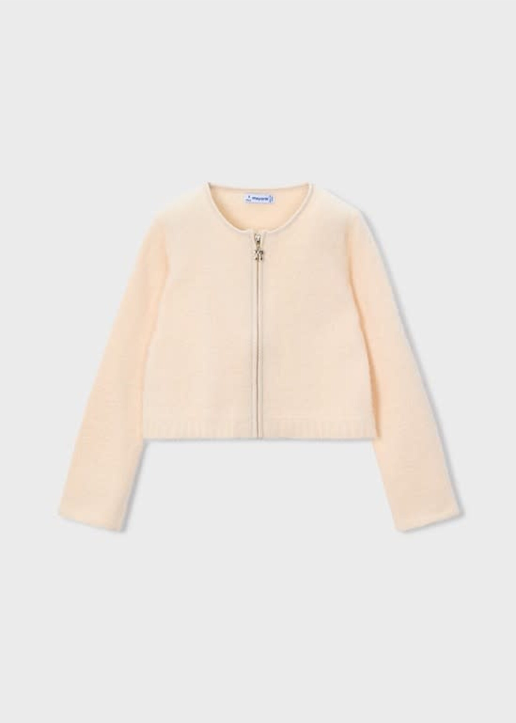 Mayoral Mayoral Knit faux fur cardigan Almond - 25 04310