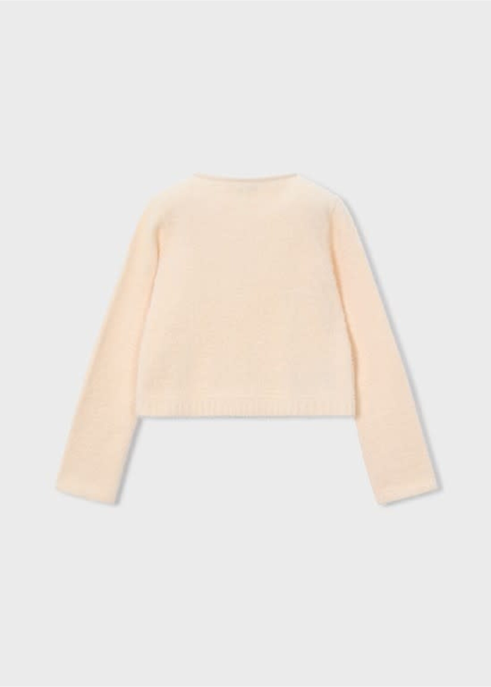 Mayoral Mayoral Knit faux fur cardigan Almond - 25 04310