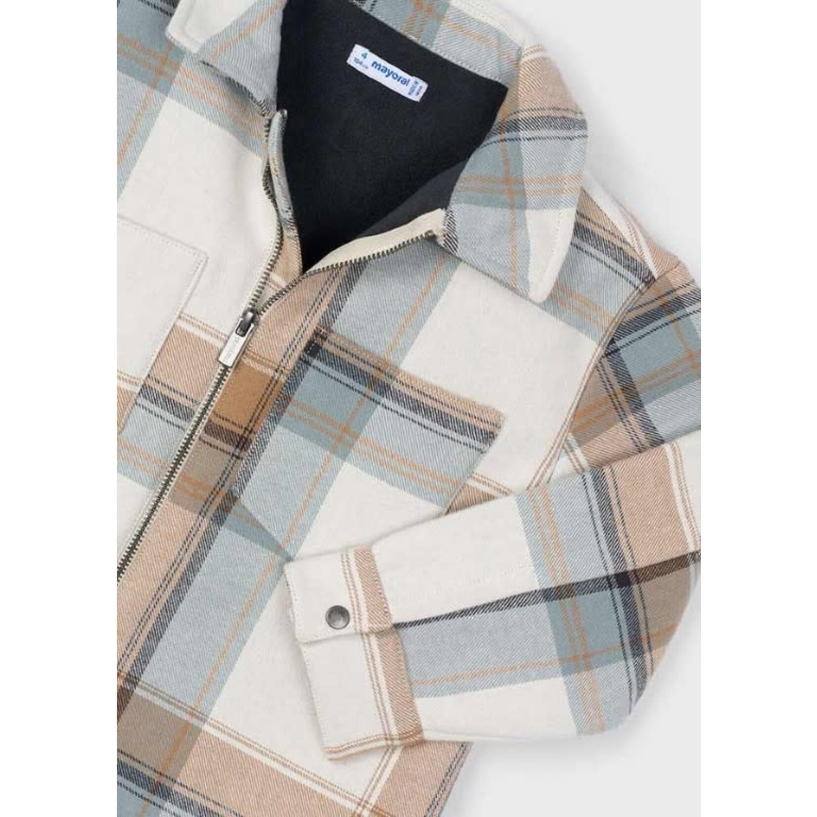 Mayoral Mayoral Check jacket Caramel - 25 04414