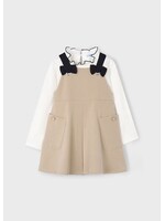 Mayoral Mayoral Swan pinafore dress Wood - 25 04914