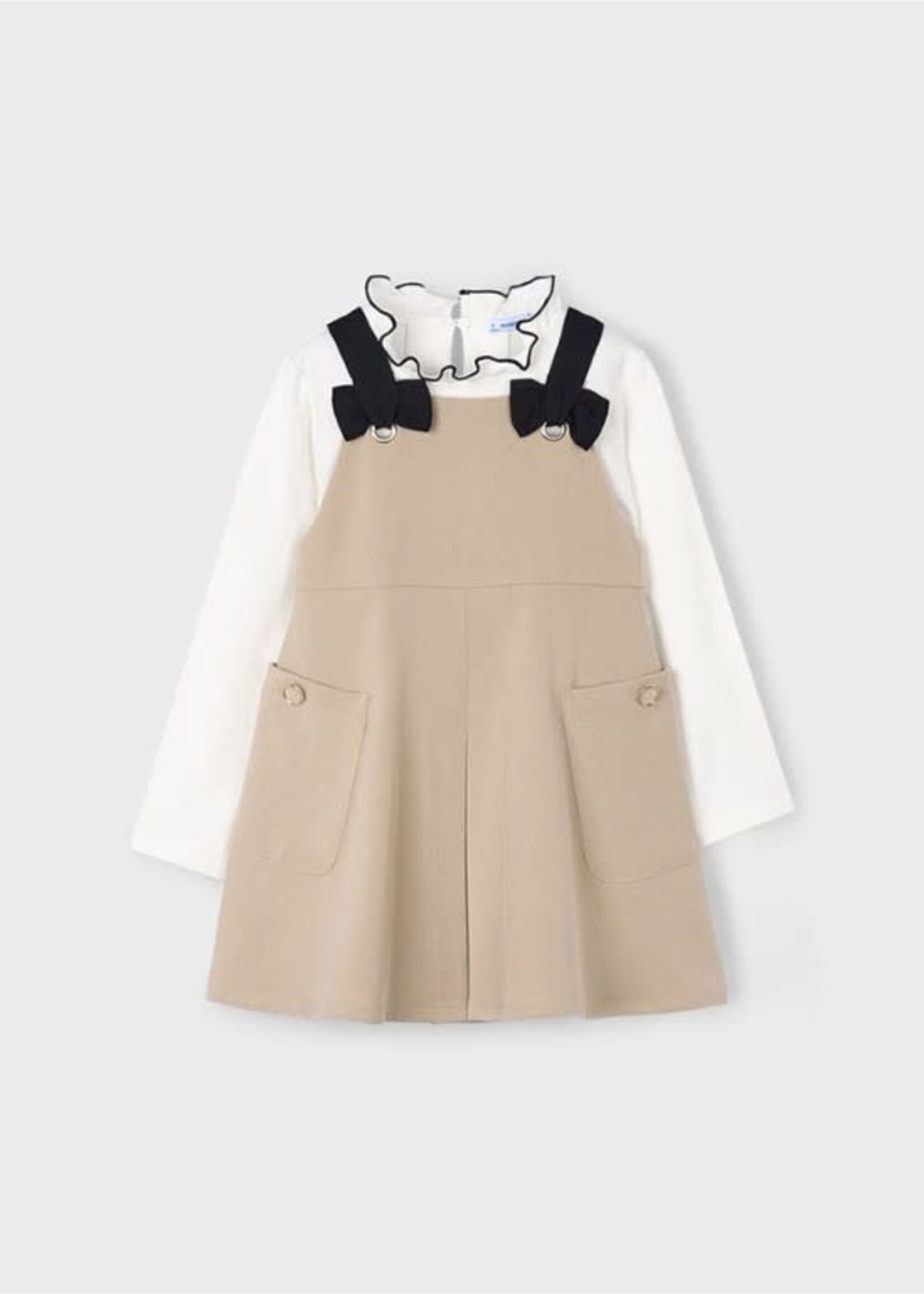 Mayoral Mayoral Swan pinafore dress Wood - 25 04914