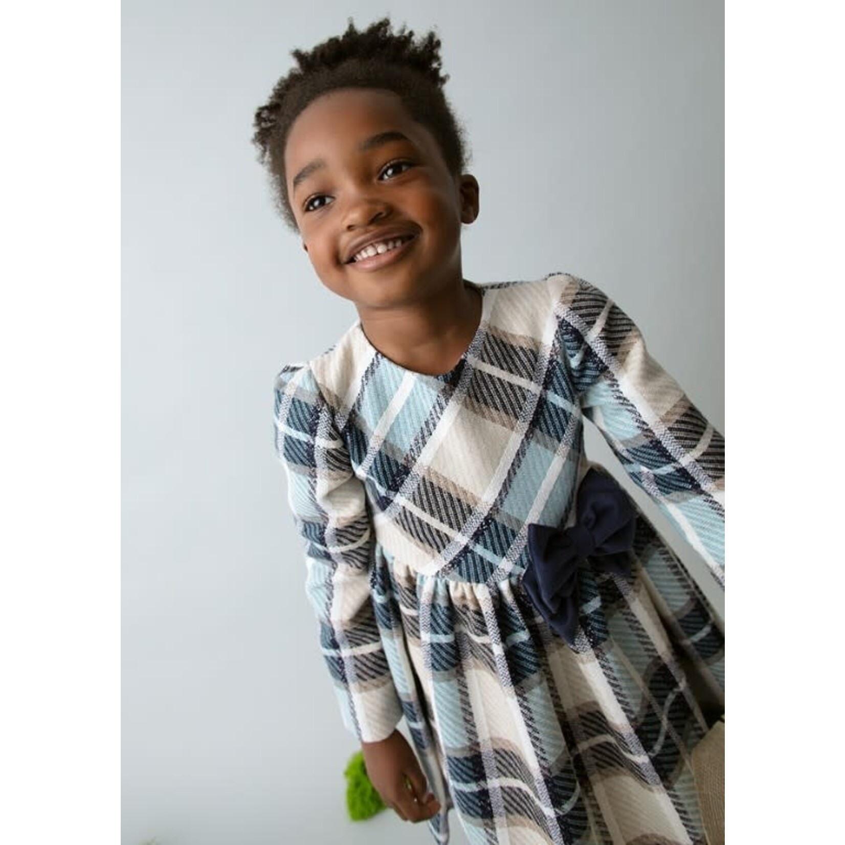Mayoral Mayoral Plaid dress Navy - 25 04924