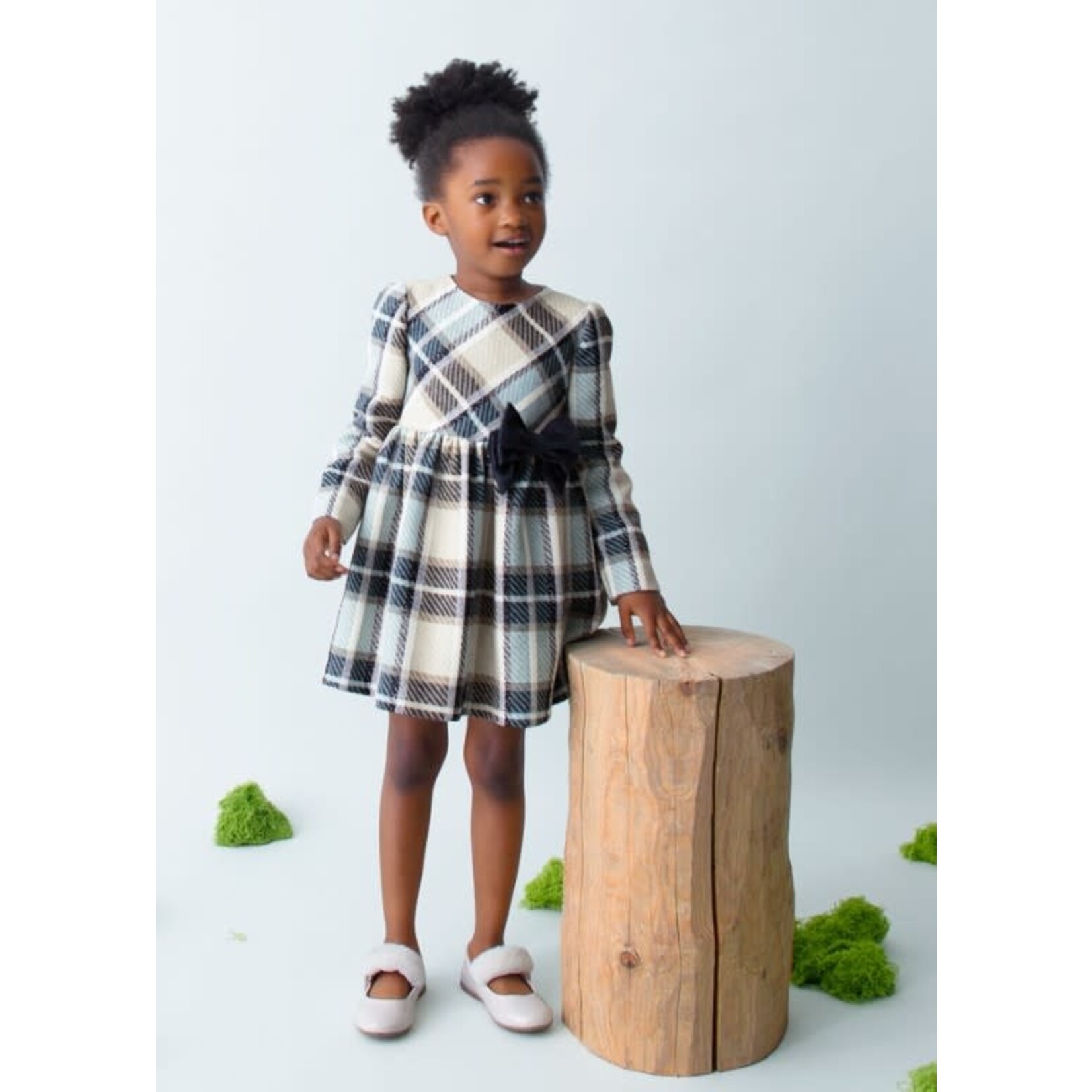 Mayoral Mayoral Plaid dress Navy - 25 04924