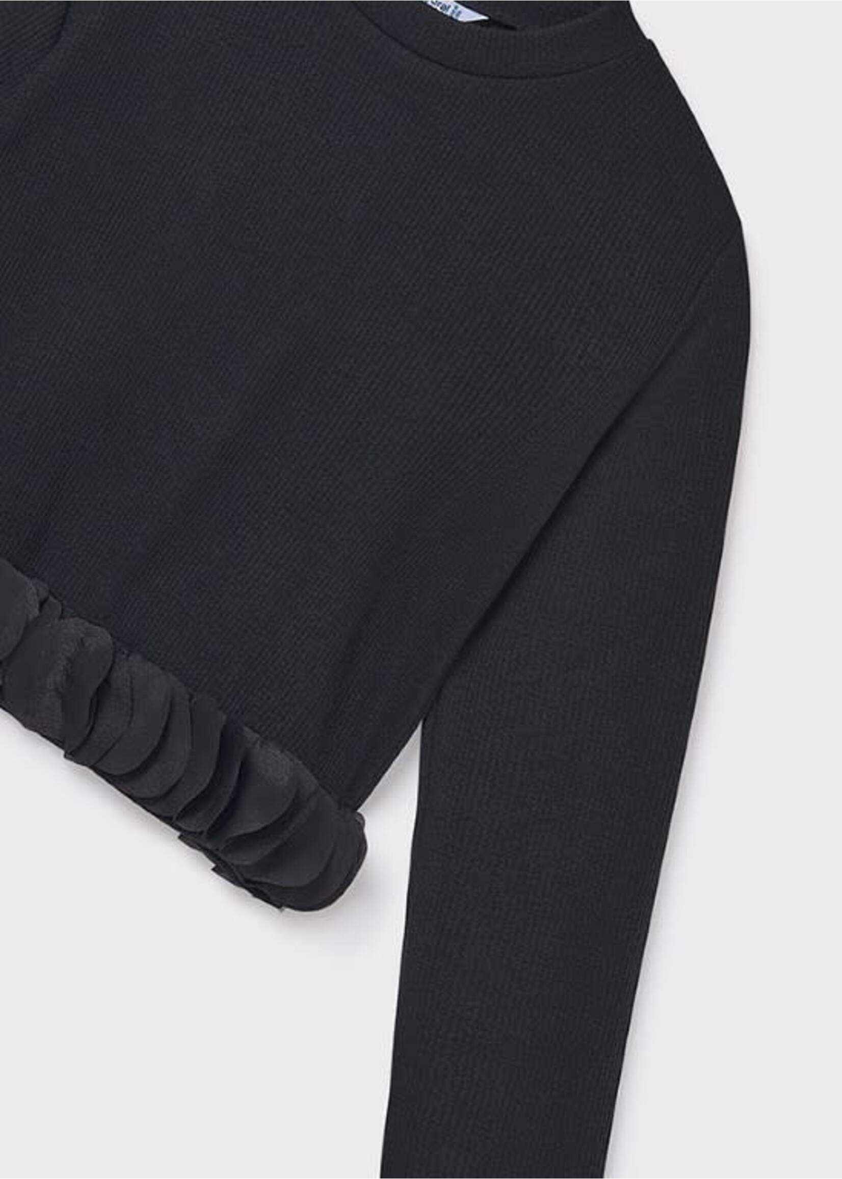 Mayoral Mayoral Petals top Black - 25 07030