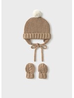 Mayoral Mayoral Hat & mittens set Toffee - 25 09929