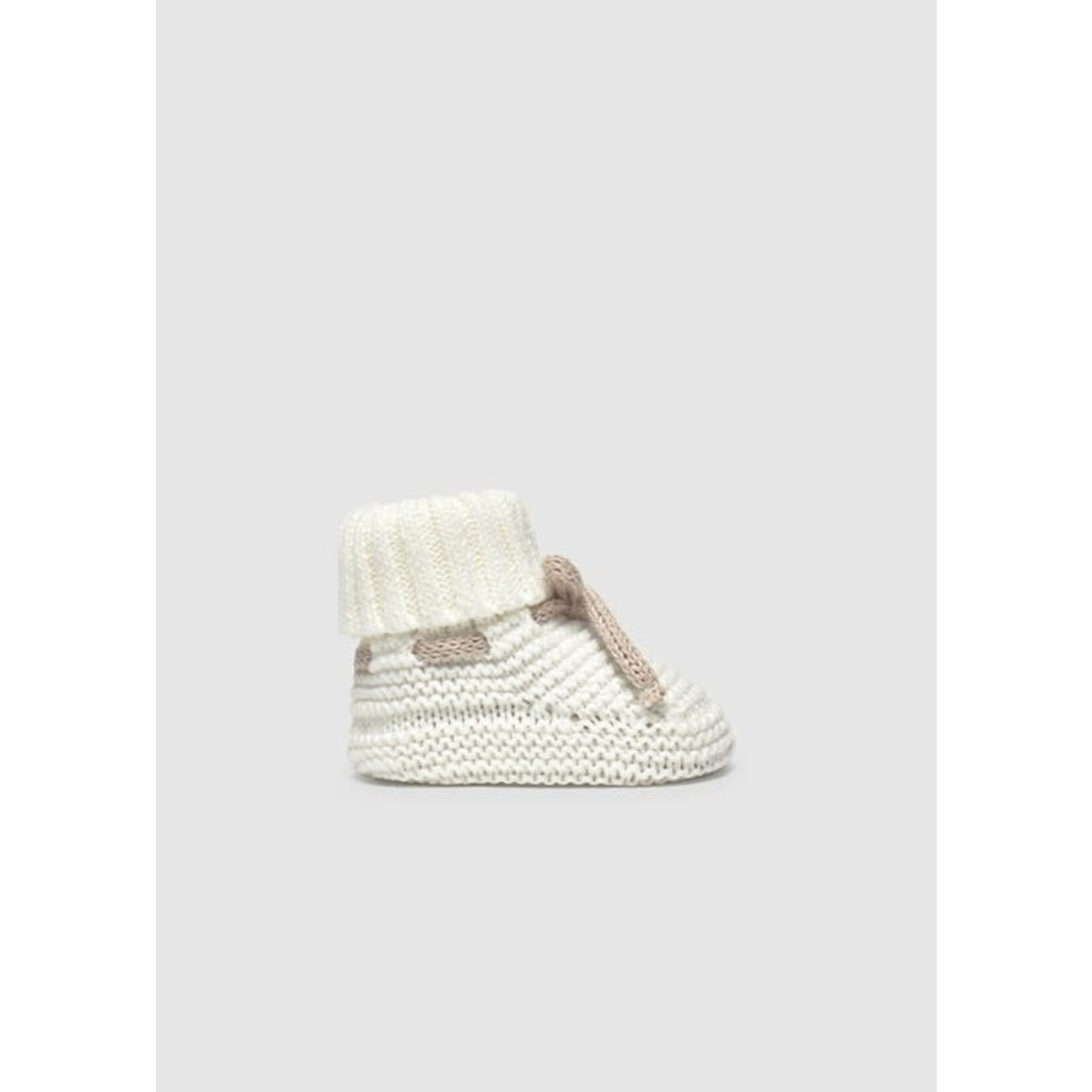 Mayoral Mayoral Knit booties Natural - 25 09970