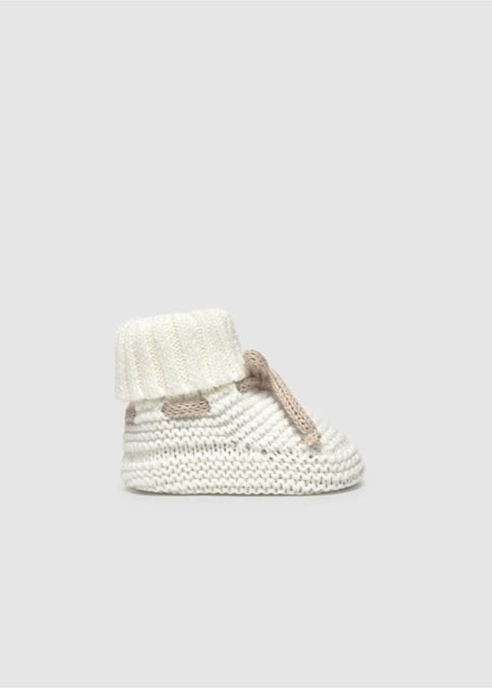 Mayoral Mayoral Knit booties Natural - 25 09970
