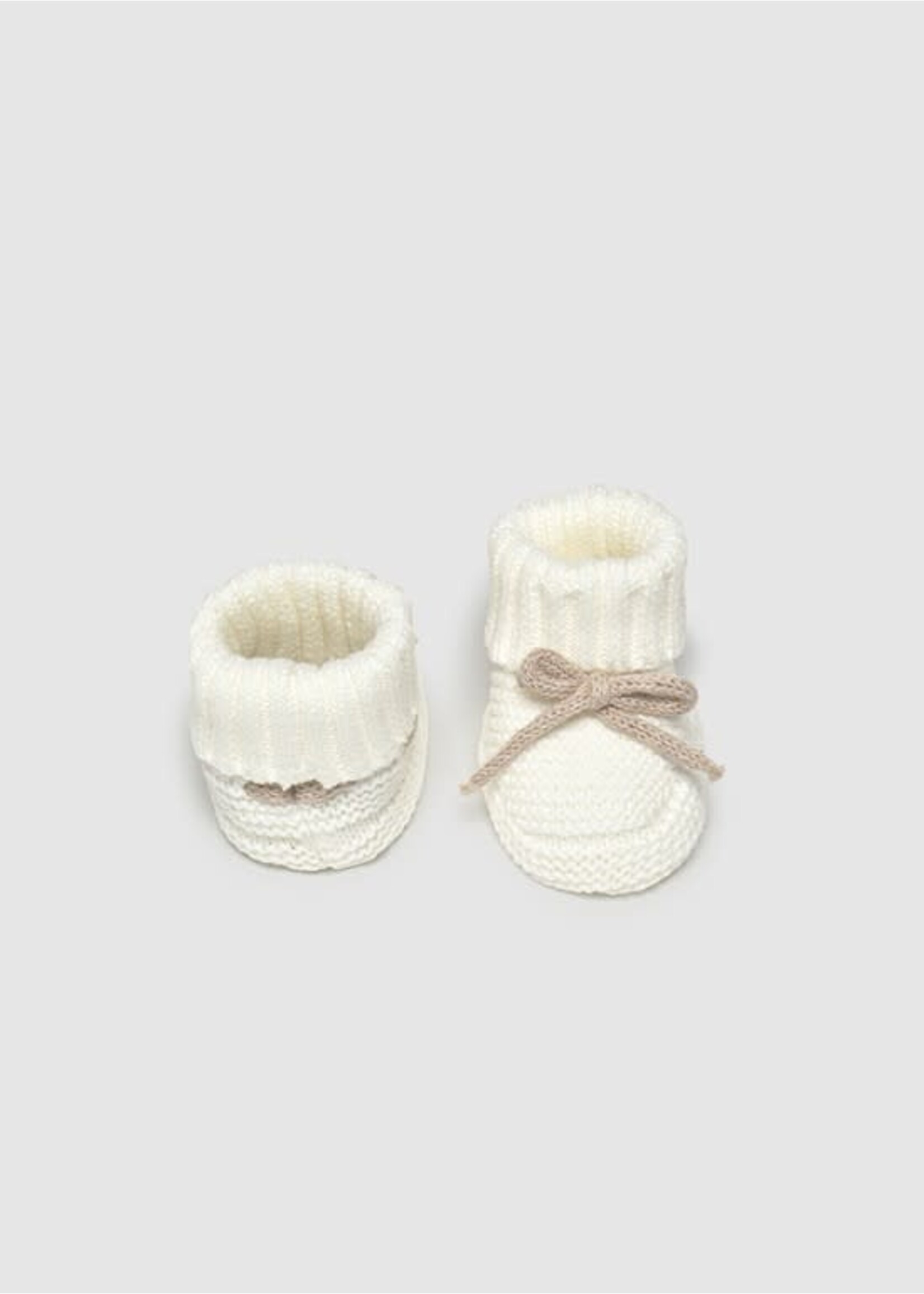 Mayoral Mayoral Knit booties Natural - 25 09970