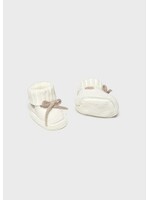 Mayoral Mayoral Knit booties Natural - 25 09970
