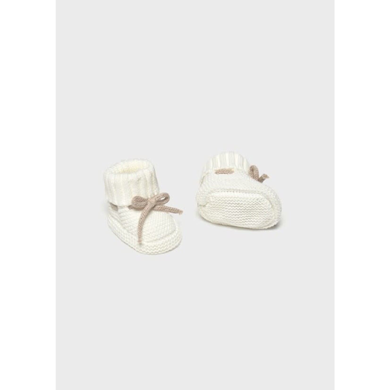 Mayoral Mayoral Knit booties Natural - 25 09970