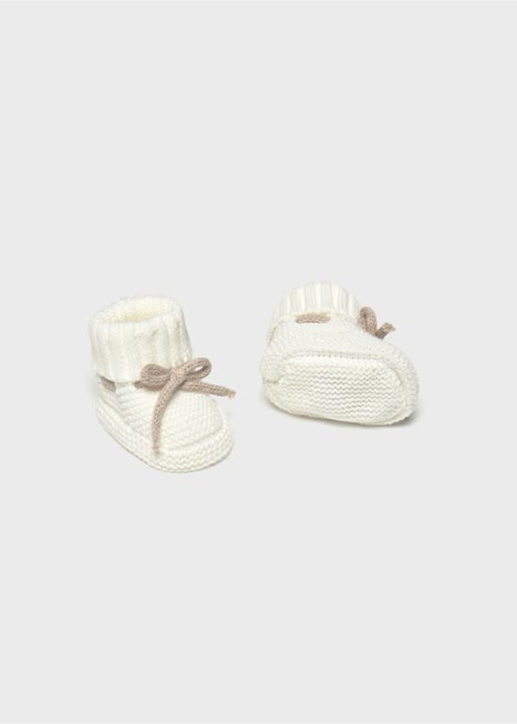 Mayoral Mayoral Knit booties Natural - 25 09970