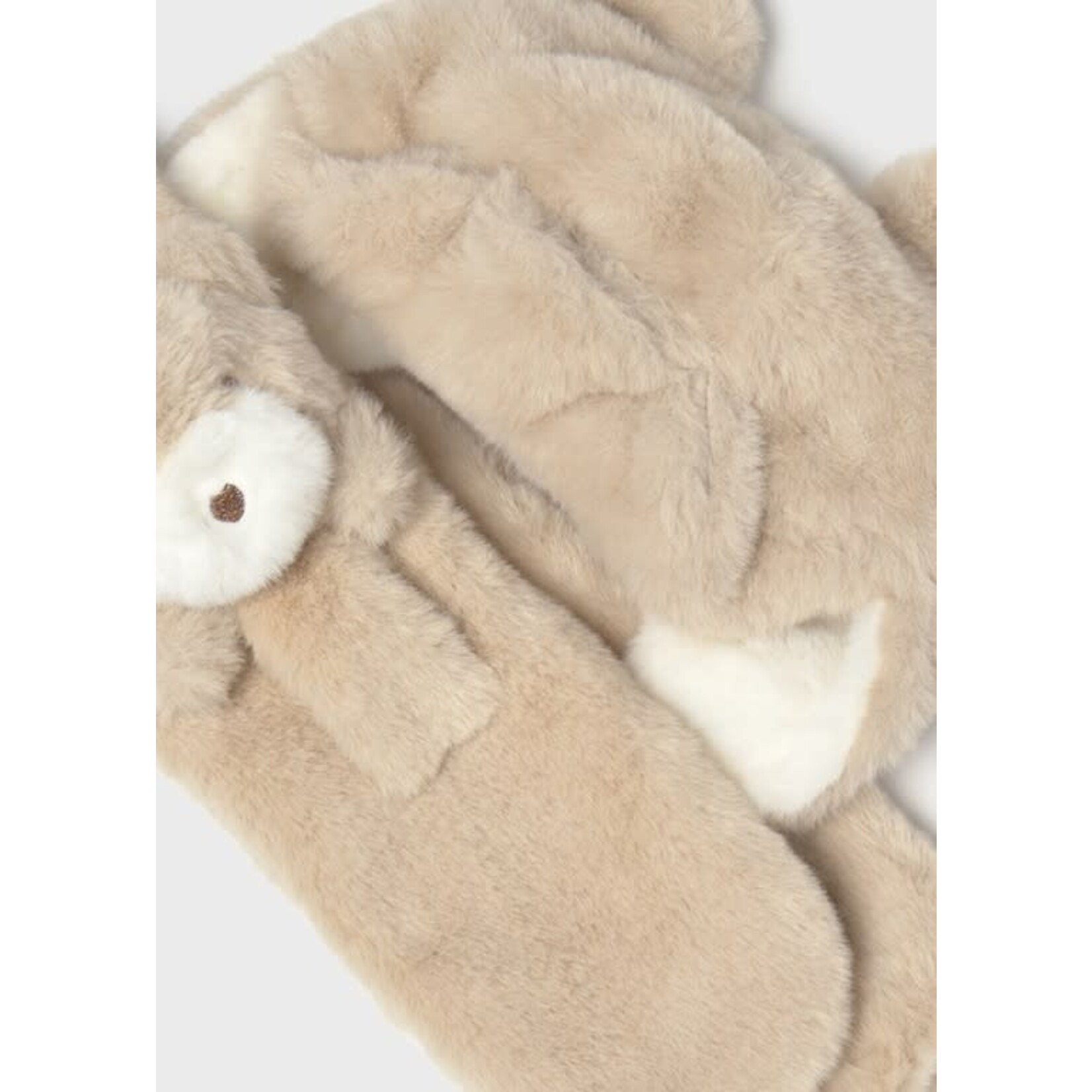 Mayoral Mayoral Fur hat & scarf set Sand - 25 10020