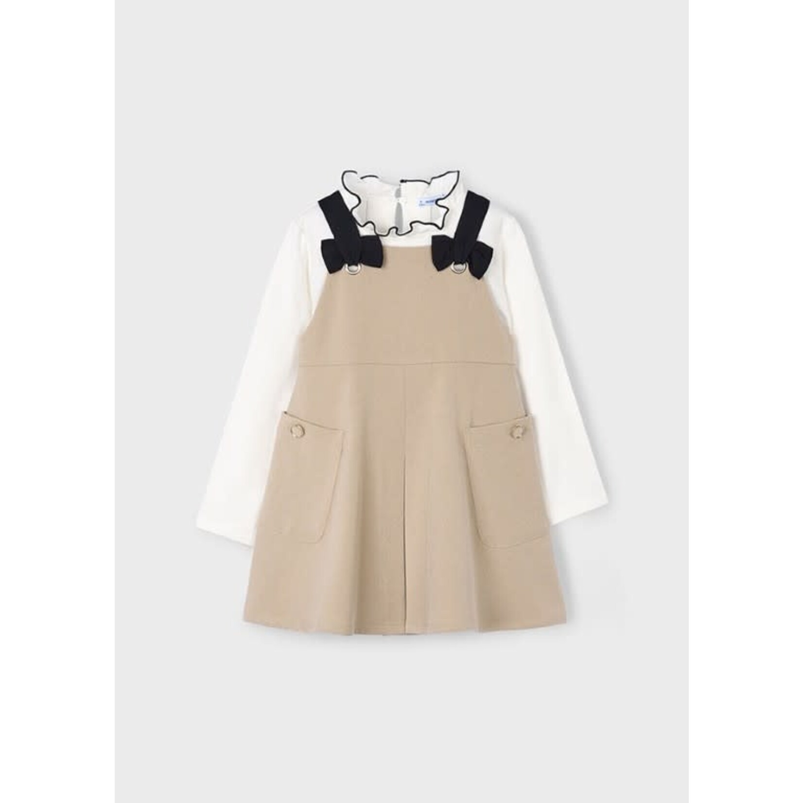 Mayoral Mayoral Swan pinafore dress Wood - 25 04914